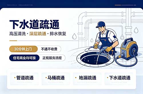 广水下水道疏通