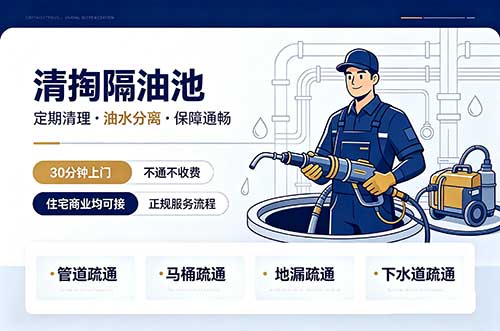 广水清掏隔油池